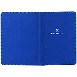 Обложка для паспорта OfficeSpace Journey из искуственной кожи синего цвета (311109)