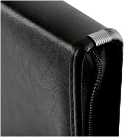 Папка деловая OfficeSpace "Venezia" кожзам, на молнии, зажим для бумаг фото Папка деловая OfficeSpace "Venezia" кожзам, на молнии, зажим для бумаг