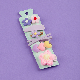 Заколки для волос MESHU, сиреневые, 6шт., европодвес фото Заколки для волос MESHU, сиреневые, 6шт., европодвес