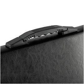 Папка деловая OfficeSpace Dublin из искуственной кожи черного цвета (ПА_КЗ_671)