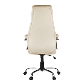 Кресло руководителя Helmi HL-E24 "Iсon", экокожа бежевая, хром фото Кресло руководителя Helmi HL-E24 "Iсon", экокожа бежевая, хром