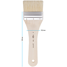 Кисть-флейц художественная Гамма, щетина, №6