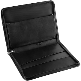 Папка деловая OfficeSpace "Bergamo" кожзам, на молнии, тиснение крокодил фото Папка деловая OfficeSpace "Bergamo" кожзам, на молнии, тиснение крокодил