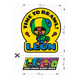 Термонаклейки Brawl Stars, ассорти фото Термонаклейки Brawl Stars, ассорти