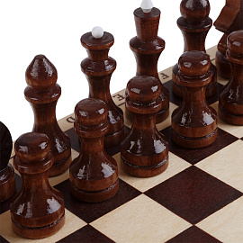 Настольная игра Три совы Шахматы обиходные фото Настольная игра Три совы Шахматы обиходные