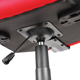 Кресло игровое Helmi HL-S12 "Mini", экокожа/ткань, черная/красная