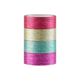 Набор клейких декоративных лент MESHU "Glitter lines", 4шт фото Набор клейких декоративных лент MESHU "Glitter lines", 4шт