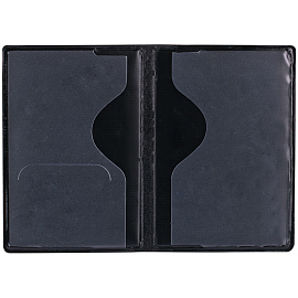 Обложка для паспорта OfficeSpace "Герб", экокожа, коричневый