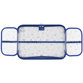 Пенал 1 отделение, 210*130 Мульти-Пульти "Spaceman", две откидные секции, ткань