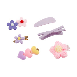 Заколки для волос MESHU, сиреневые, 6шт., европодвес фото Заколки для волос MESHU, сиреневые, 6шт., европодвес