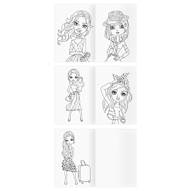 Раскраска А4, 8 стр., ТРИ СОВЫ "Для девочки