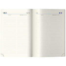 Ежедневник недатированный, А5, 136л., кожзам, Berlingo "Monochrome", черный срез, с рисунком