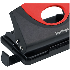 Дырокол Berlingo "Office Soft" 10л., пластиковый, красный, с линейкой фото Дырокол Berlingo "Office Soft" 10л., пластиковый, красный, с линейкой