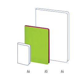 Ежедневник недатированный, А5, 136л., кожзам, Berlingo "Fuze", цветной срез, салатовый фото Ежедневник недатированный, А5, 136л., кожзам, Berlingo "Fuze", цветной срез, салатовый