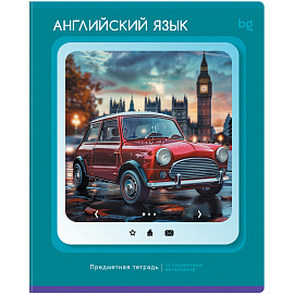 Тетрадь предметная 48л. BG "Научная лента" - Английский язык