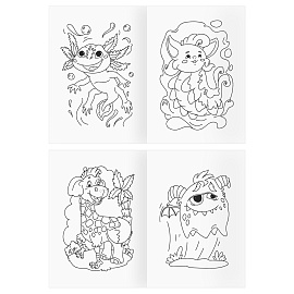 Раскраска А4, 16 стр., ТРИ СОВЫ "Удивительные существа