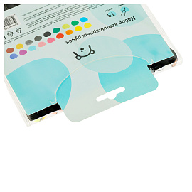 Набор капиллярных ручек MESHU 18цв., 0,4мм, европодвес фото Набор капиллярных ручек MESHU 18цв., 0,4мм, европодвес