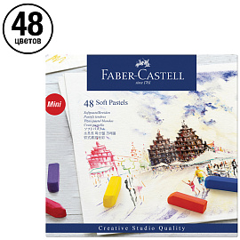 Пастель сухая Faber-Castell Soft pastels прямоугольная 48 цветов
