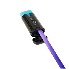 Точилка Faber-Castell Combi с ластиком и контейнером в ассортименте