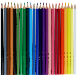 Карандаши цветные Faber-Castell 24 цвета трехгранные с точилкой фото Карандаши цветные Faber-Castell 24 цвета трехгранные с точилкой