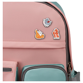 Набор деревянных значков MESHU "For cat lovers", каширование, 3шт. фото Набор деревянных значков MESHU "For cat lovers", каширование, 3шт.