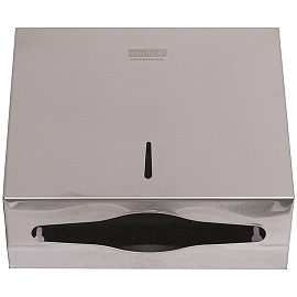 Диспенсер для полотенец листовых OfficeClean Professional (Z-сл.), нержавеющая сталь фото Диспенсер для полотенец листовых OfficeClean Professional (Z-сл.), нержавеющая сталь