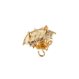 Брошь MESHU "Cat and umbrella", европодвес фото Брошь MESHU "Cat and umbrella", европодвес