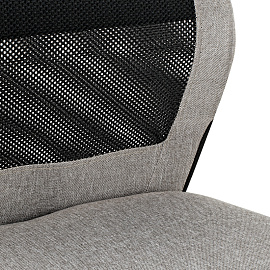 Кресло руководителя Helmi HL-E41 "Stylish", ткань/сетка, серая/бежевая фото Кресло руководителя Helmi HL-E41 "Stylish", ткань/сетка, серая/бежевая
