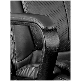 Кресло руководителя Helmi HL-E02 "Income", экокожа черная фото Кресло руководителя Helmi HL-E02 "Income", экокожа черная