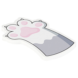 Самоклеящийся блок фигурный MESHU "Paws", 40л., европодвеc, ассорти фото Самоклеящийся блок фигурный MESHU "Paws", 40л., европодвеc, ассорти