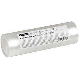 Клейкая лента 19мм*22м, OfficeSpace, прозрачная фото Клейкая лента 19мм*22м, OfficeSpace, прозрачная