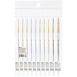 Кисть нейлон, ArtSpace, круглая №06, пакет, европодвес фото Кисть нейлон, ArtSpace, круглая №06, пакет, европодвес