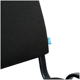 Стул Helmi HL-F01 "Изо", каркас черный, обивка ткань черная