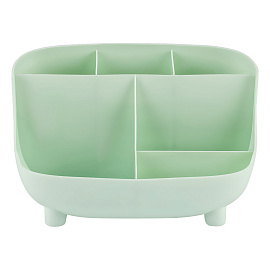 Настольная подставка MESHU, 6 отделений, пластиковая, мятная