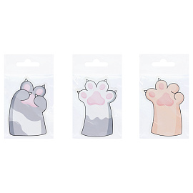 Самоклеящийся блок фигурный MESHU "Paws", 40л., европодвеc, ассорти фото Самоклеящийся блок фигурный MESHU "Paws", 40л., европодвеc, ассорти