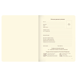 Дневник 1-11 кл. 48л. (твердый) MESHU "Sweety bun", иск. кожа, УФ-печать с глиттером, тиснение фольгой, тон. блок, ляссе