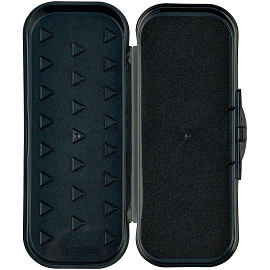 Пенал-футляр, 215*90*43 СТАММ "Космонавты", черный металлик