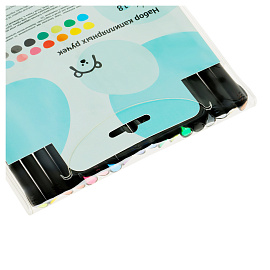 Набор капиллярных ручек MESHU 18цв., 0,4мм, европодвес фото Набор капиллярных ручек MESHU 18цв., 0,4мм, европодвес