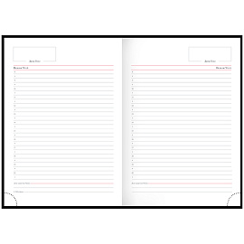 Ежедневник недатированный, А5, 160л., балакрон, OfficeSpace "Ariane", сиреневый