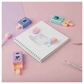 Ластик MESHU "Secret", 35*67*17мм, термопластичная резина, выдвижной, пластиковый футляр фото Ластик MESHU "Secret", 35*67*17мм, термопластичная резина, выдвижной, пластиковый футляр