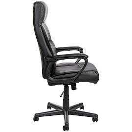 Кресло руководителя Helmi HL-Е28 "Approved", экокожа черная