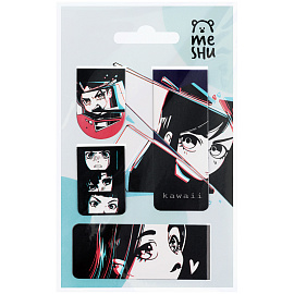 Закладки магнитные для книг, 4шт., MESHU "Kawaii фото Закладки магнитные для книг, 4шт., MESHU "Kawaii