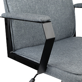 Кресло руководителя Helmi HL-E44 "Slot", ткань серая
