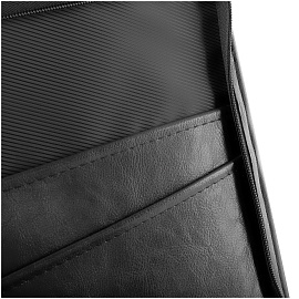 Папка деловая OfficeSpace "Bergamo" кожзам, на молнии, тиснение крокодил фото Папка деловая OfficeSpace "Bergamo" кожзам, на молнии, тиснение крокодил