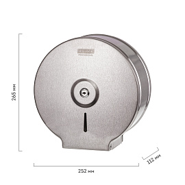 Диспенсер для туалетной бумаги OfficeClean Professional, нержавеющая сталь фото Диспенсер для туалетной бумаги OfficeClean Professional, нержавеющая сталь