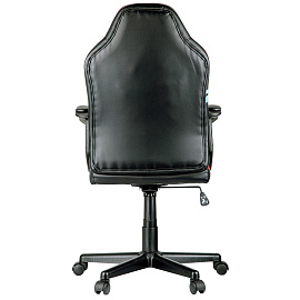 Кресло игровое Helmi HL-S08 "Rally", экокожа черная/серая/красная