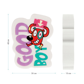 Ластик MESHU "Good boy", фигурный, термопластичная резина, 40*30*13мм