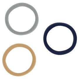 Резинки для волос MESHU "Essence", бежевые, серые, темно-синие, 6шт., диаметр 4см, европодвес фото Резинки для волос MESHU "Essence", бежевые, серые, темно-синие, 6шт., диаметр 4см, европодвес