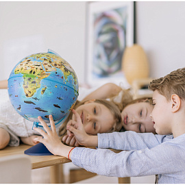 Глобус зоогеографический GLOBEN "Классик Евро", диаметр 250 мм, детский, Ке012500269