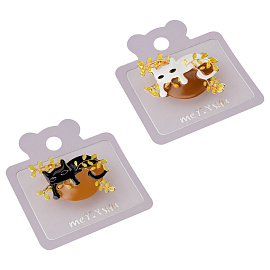 Набор брошей MESHU "Cat in flowers", 2шт, европодвес фото Набор брошей MESHU "Cat in flowers", 2шт, европодвес